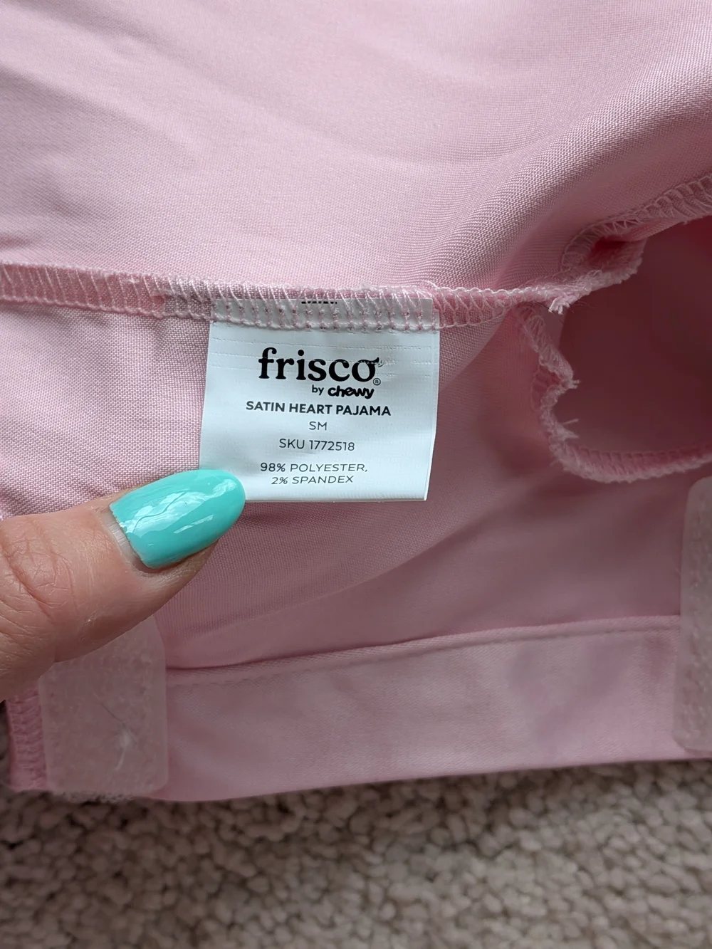 Frisco Pink Satin Dog & Cat Shirt - Lightweight Pet Button-Up